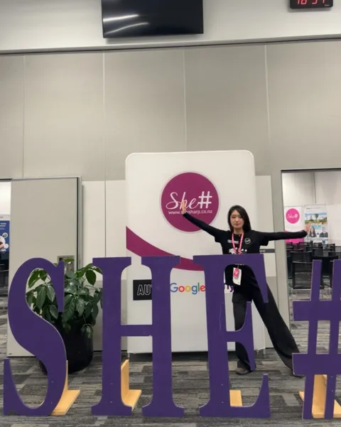 Lyn Ling at a SheSharp design event
